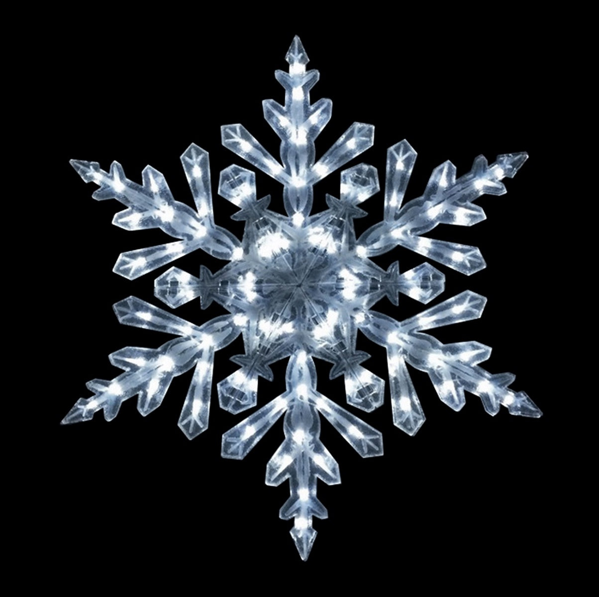  Northlight LED Lighted Twinkling Snowflake Christmas Outdoor Decoration - 47