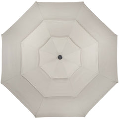 9.75ft Outdoor Patio Market Umbrella With Hand Crank and Tilt  Beige