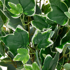 30" Variegated Ivy Artificial Hanging Floral Bush