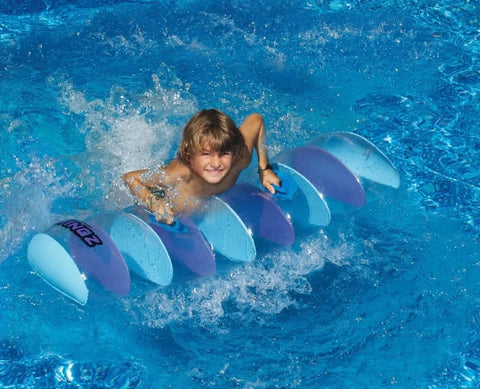 Inflatable Clear and Blue Swimming Pool Dive Board - 45"