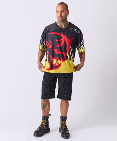 Dodge Football Jersey - Black