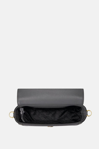 Oryany Lottie Suede  - Small Crossbody - Cool Grey / One Size
