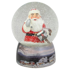 6.5" Norman Rockwell 'A Drum for Tommy' Christmas Snow Globe