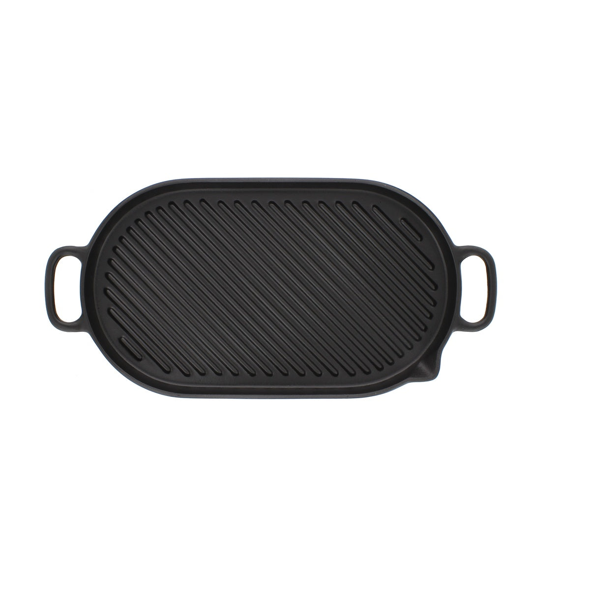  Chasseur Chasseur 14-Inch Oval French Cast Iron Grill - Default Title - Bonton