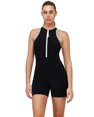 Coco High Neck Swim Romper