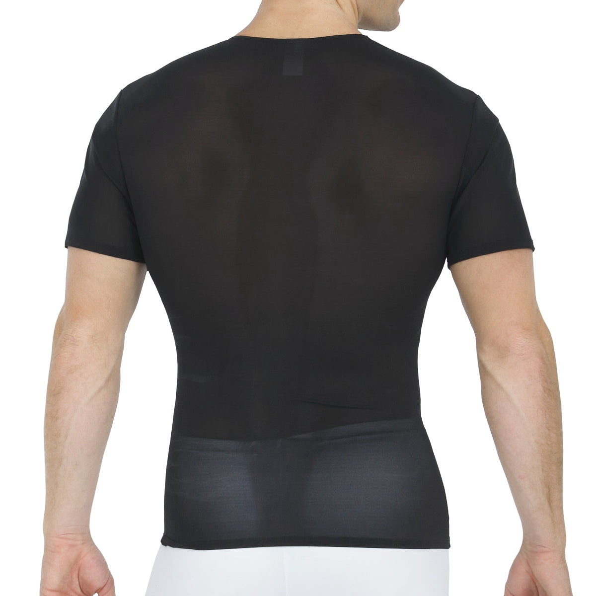 InstantFigure Insta Slim Power Mesh Compression Crew Neck 180TS0001 - Black - Bonton