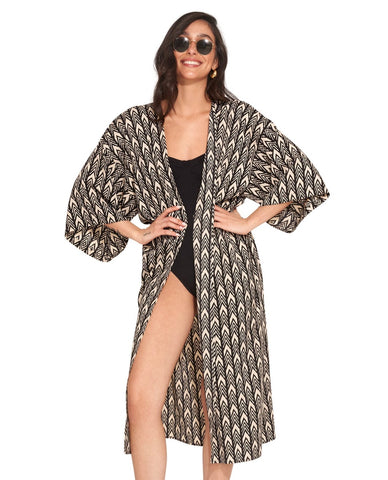 Karen Midi Cover Up Kimono