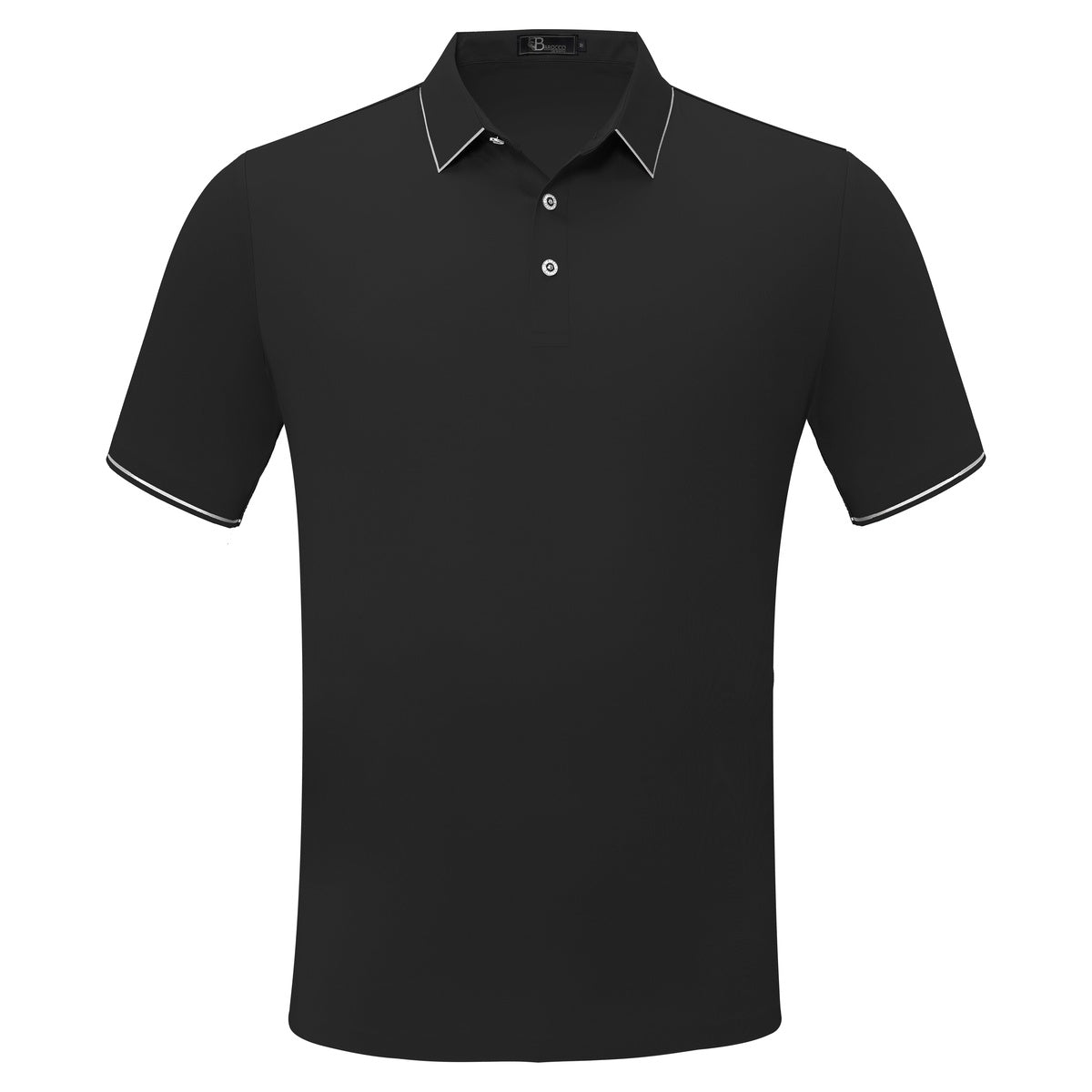  Barocco Simple Sophistication Polo BLACK/SILVER - BLACK/SILVER - Bonton