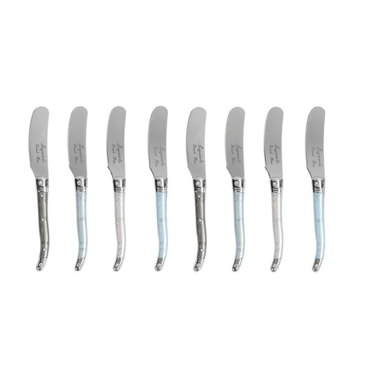 8-Piece Laguiole Spreader Set With Mother of Pearl Handles