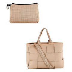 Pouch + Icon Tote - Tan