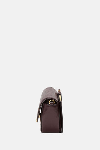 Oryany - Lottie Croco Crossbody Small Handbags - Brown / One Size