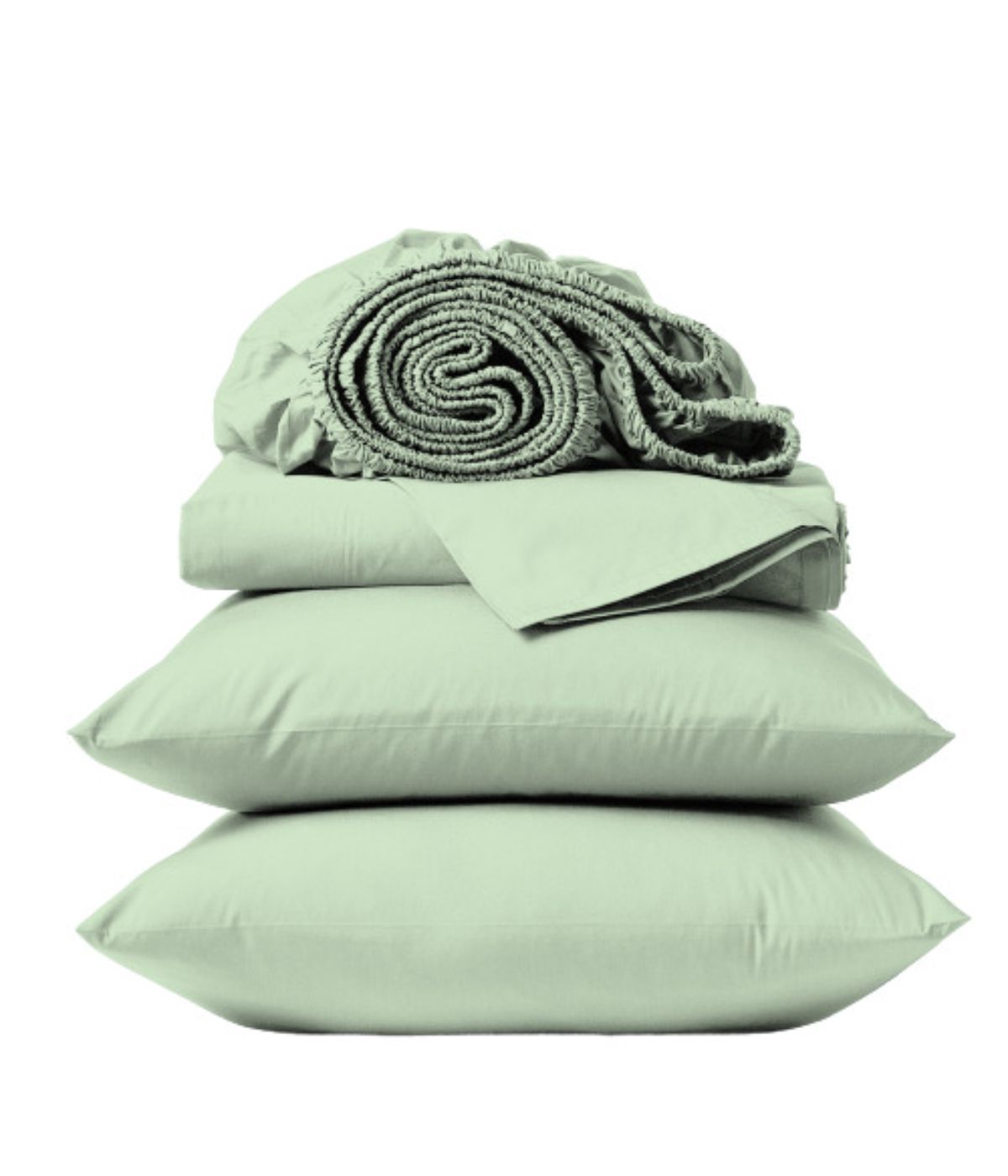  Purity Home Cotton 400 Thread Count Percale Sheet Set Sage - Sage - Bonton