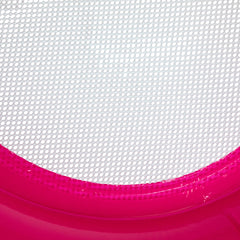 43" Pink Bubble Seat Inflatable Swimming Pool Float