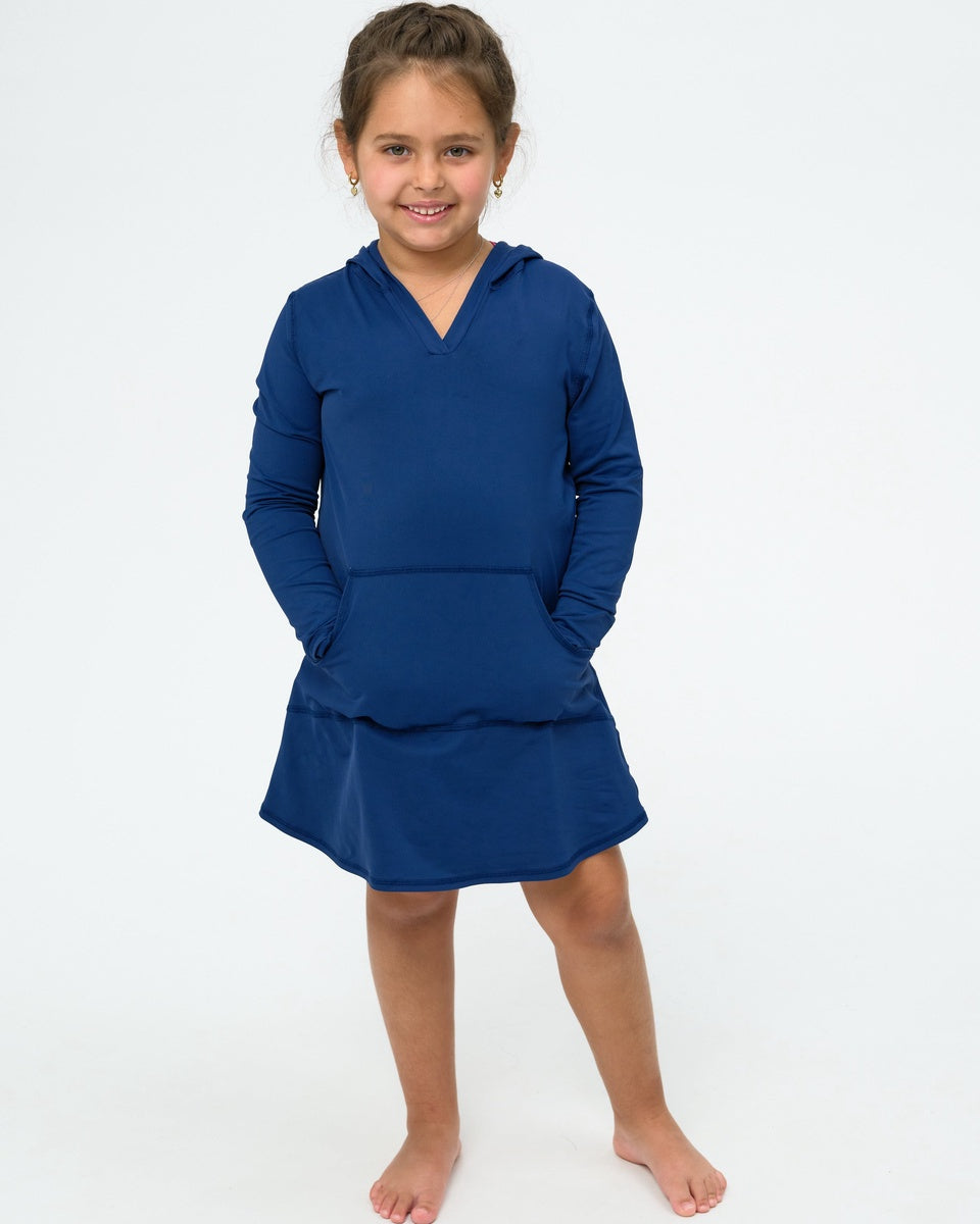  BloqUV KIDS HOODIE DRESS (1009K) - Mint - Bonton
