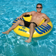 Inflatable River Rough Swimming Pool Ring Tube With Handles - 48"