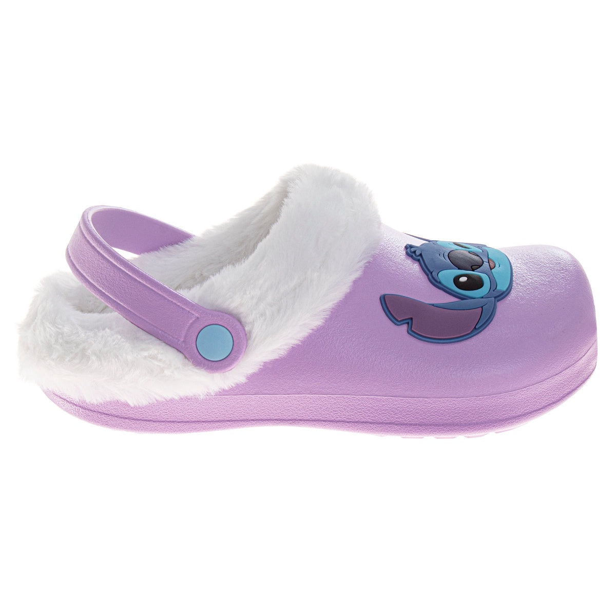  Josmo Disney Lilo & Stitch Fuzzy Fleece Lined Clogs for Girls and Womens Winter Warm Plush Garden Shoes - 2-3 - Bonton