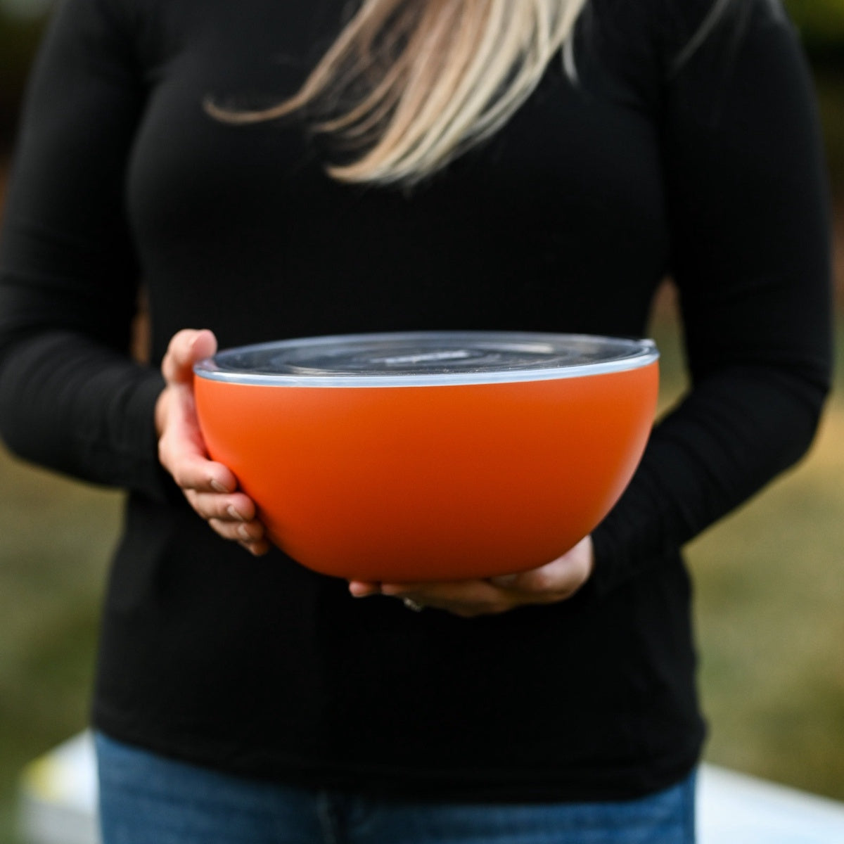  Served Served Vacuum-Insulated Large Serving Bowl (3Q) - Tangerine - Default Title - Bonton