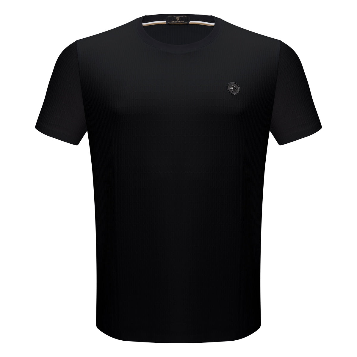  Barocco Fashion Mark T-Shirt - Century Penthouse BLACK - BLACK - Bonton