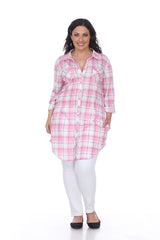 Plus Piper Stretchy Plaid Tunic