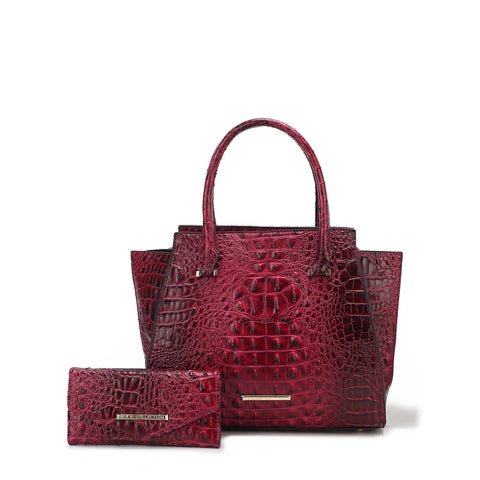 Viridiana Croc Tote Bag and Set