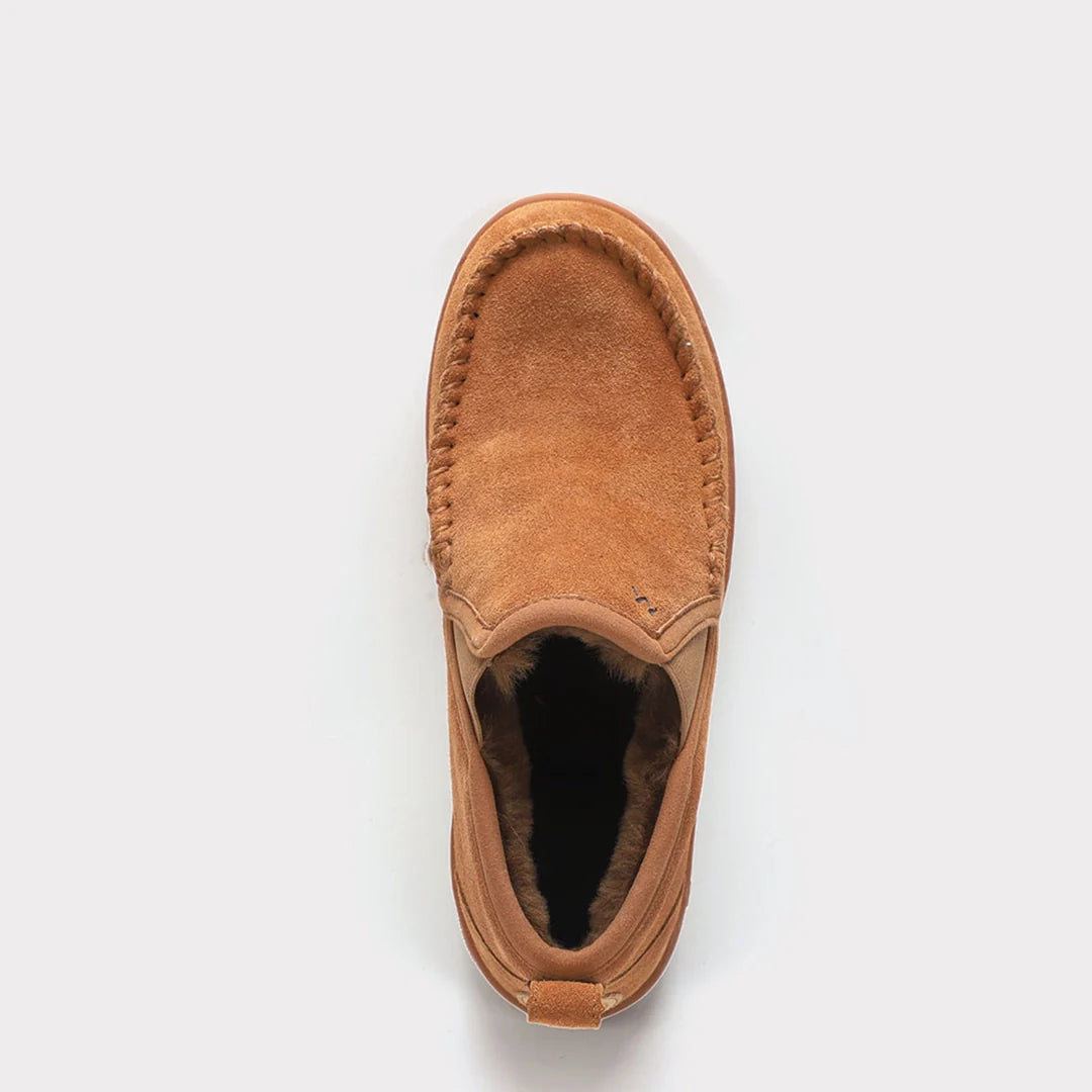  Mykos Brandon Men's Slip-on Slipper Bootie - Brown - Bonton