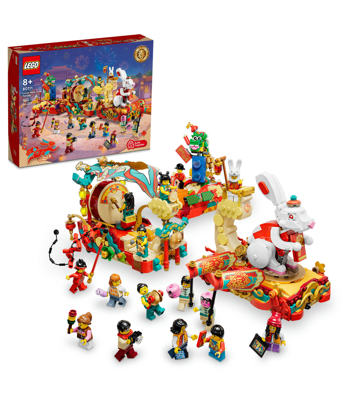 LEGO Lunar New Year Parade 80111 Building Toy Set (1,653 Pieces)