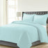  Celeste Home Luxury Flannel Duvet Set - Turquoise - Turquoise - Bonton