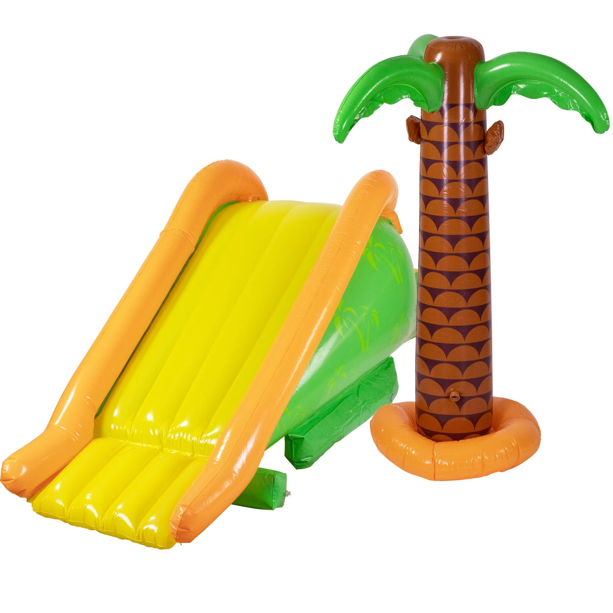  Northlight 8.5' Inflatable Palm Tree Swimming Pool Slide With Sprinkler - Default Title - Bonton