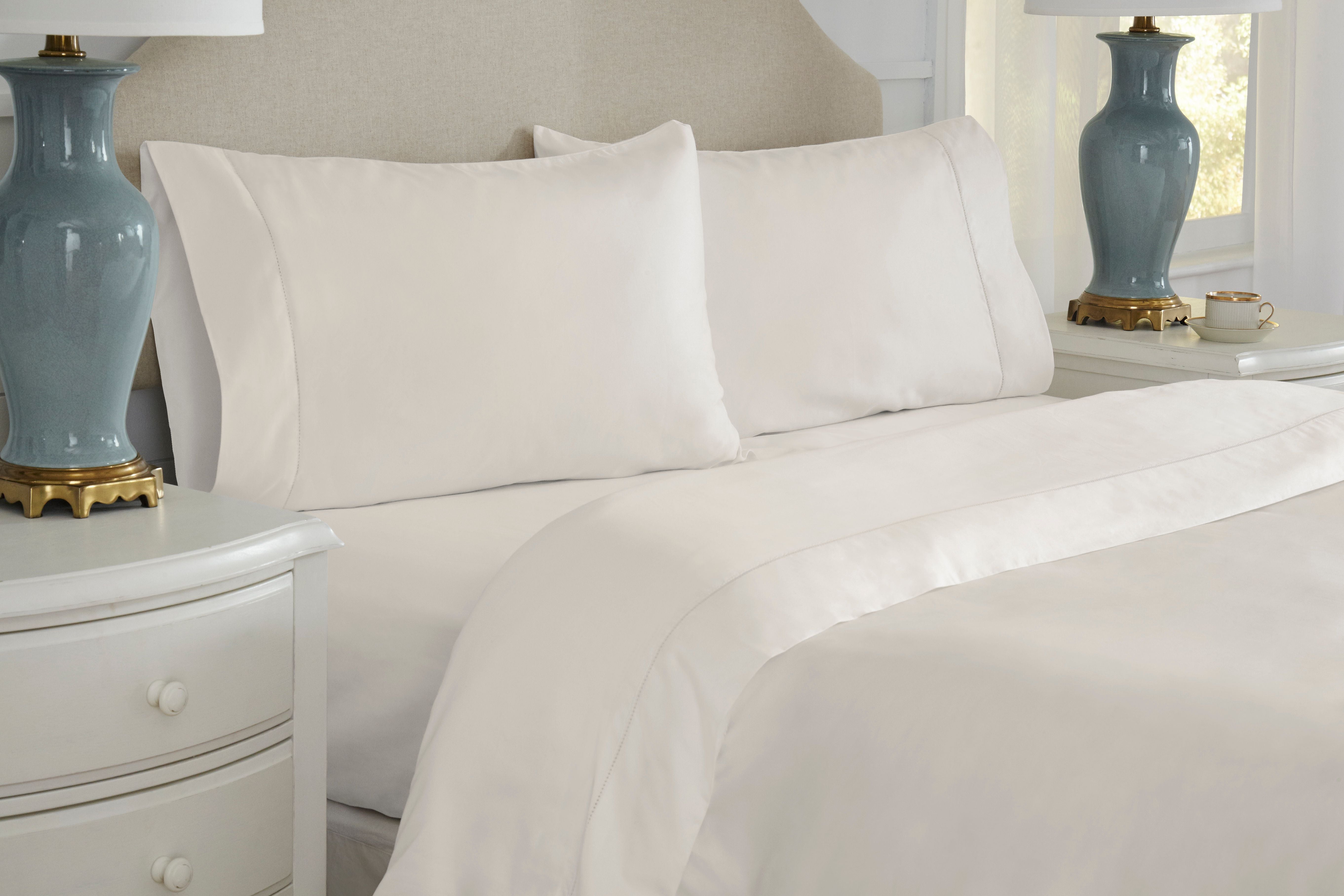  525 Thread Count Cotton Sheet Sets - Ivory Pearl - Bonton