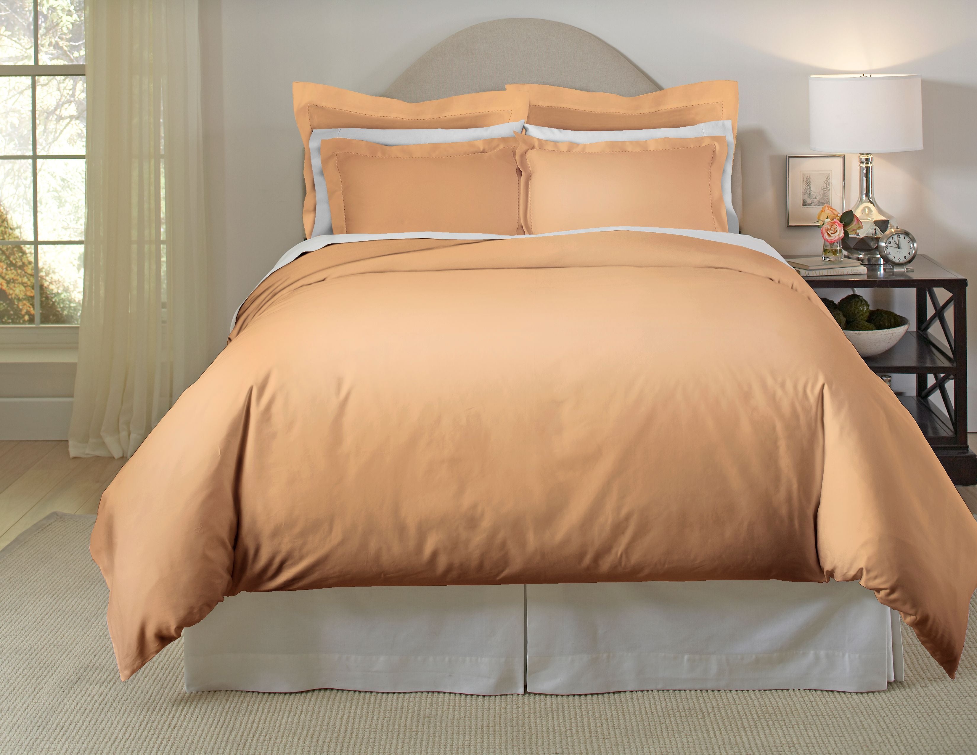  Pointehaven 620 Thread Count Luxury Duvet Set - Iced Coffee - Iced Coffee - Bonton