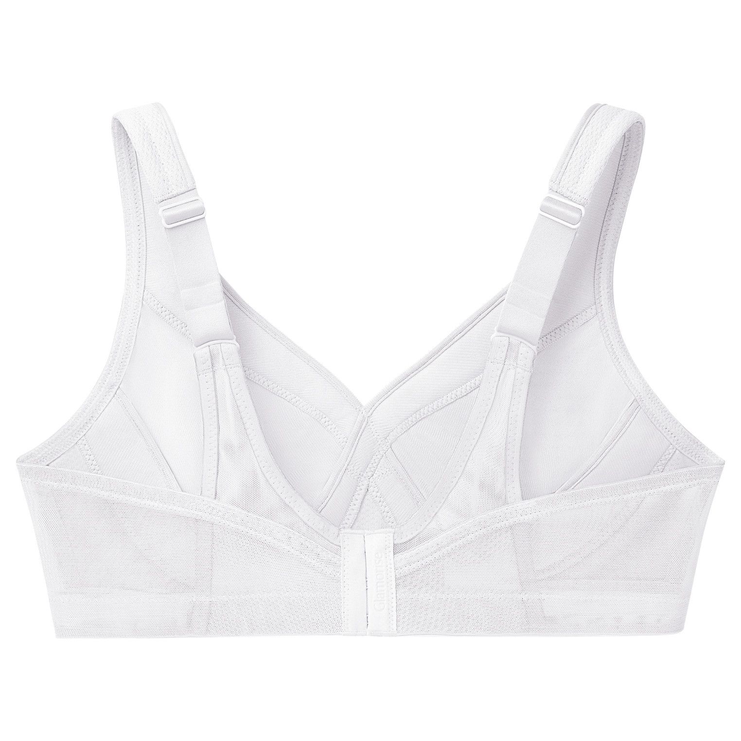  Glamorise MagicLift Seamless Sports Bra - White - Bonton