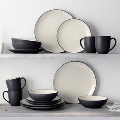 Colorwave 16-Piece Coupe Dinnerware Set, Service for 4