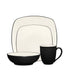  Noritake Colorwave 4 Piece Square Place Setting - Graphite - Bonton