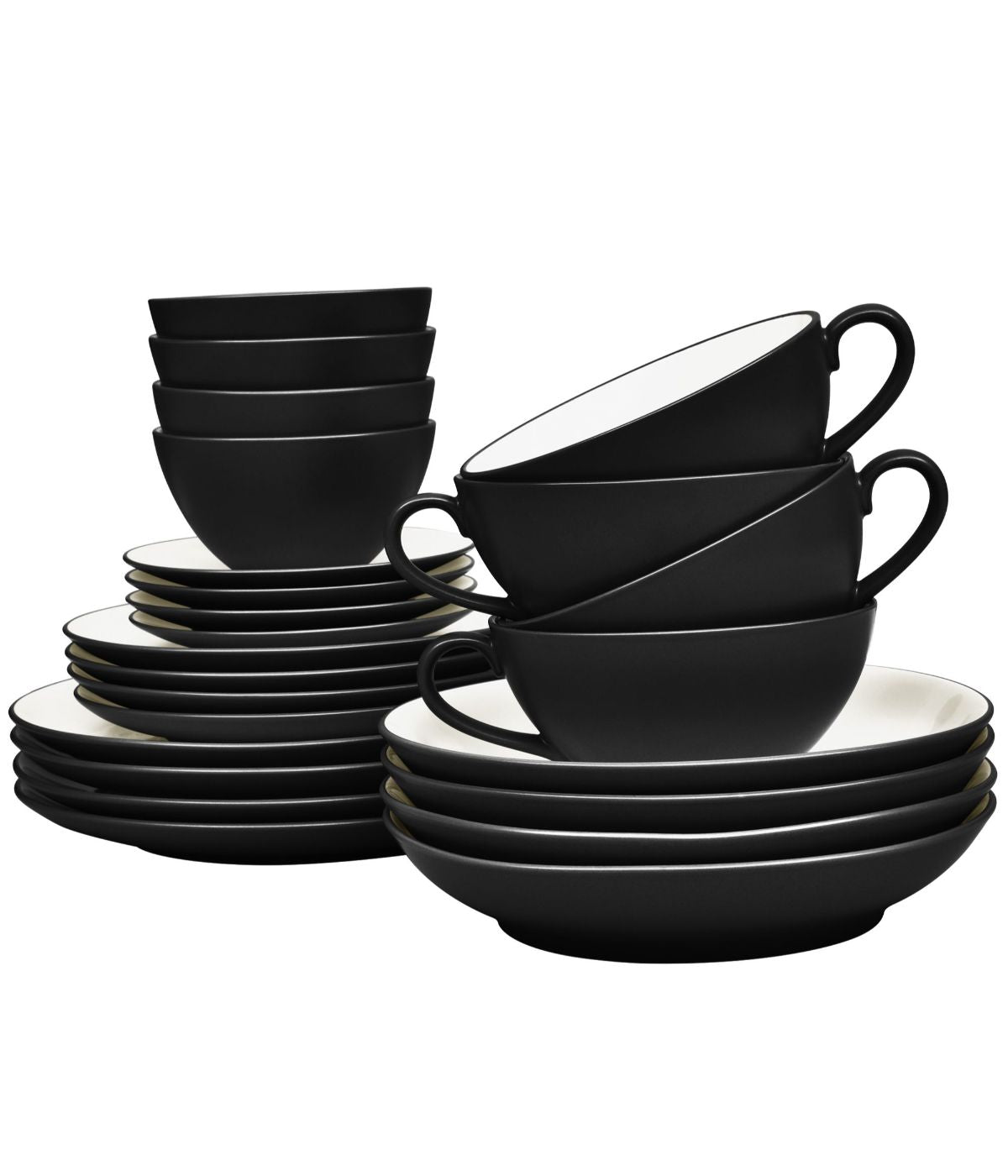  Noritake Colorwave 24 Piece Set, Service for 4 - Graphite - Bonton