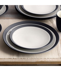 Colorwave Curve Set of 4 Curve Dinner Plates Graphite