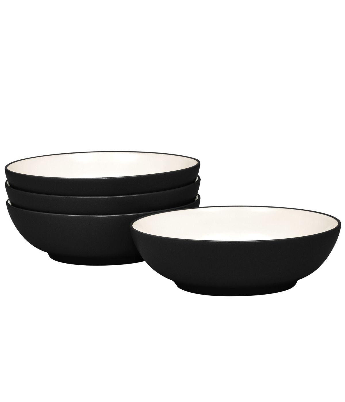  Noritake Colorwave Set of 4 Soup/Cereal Bowls - Graphite - Bonton