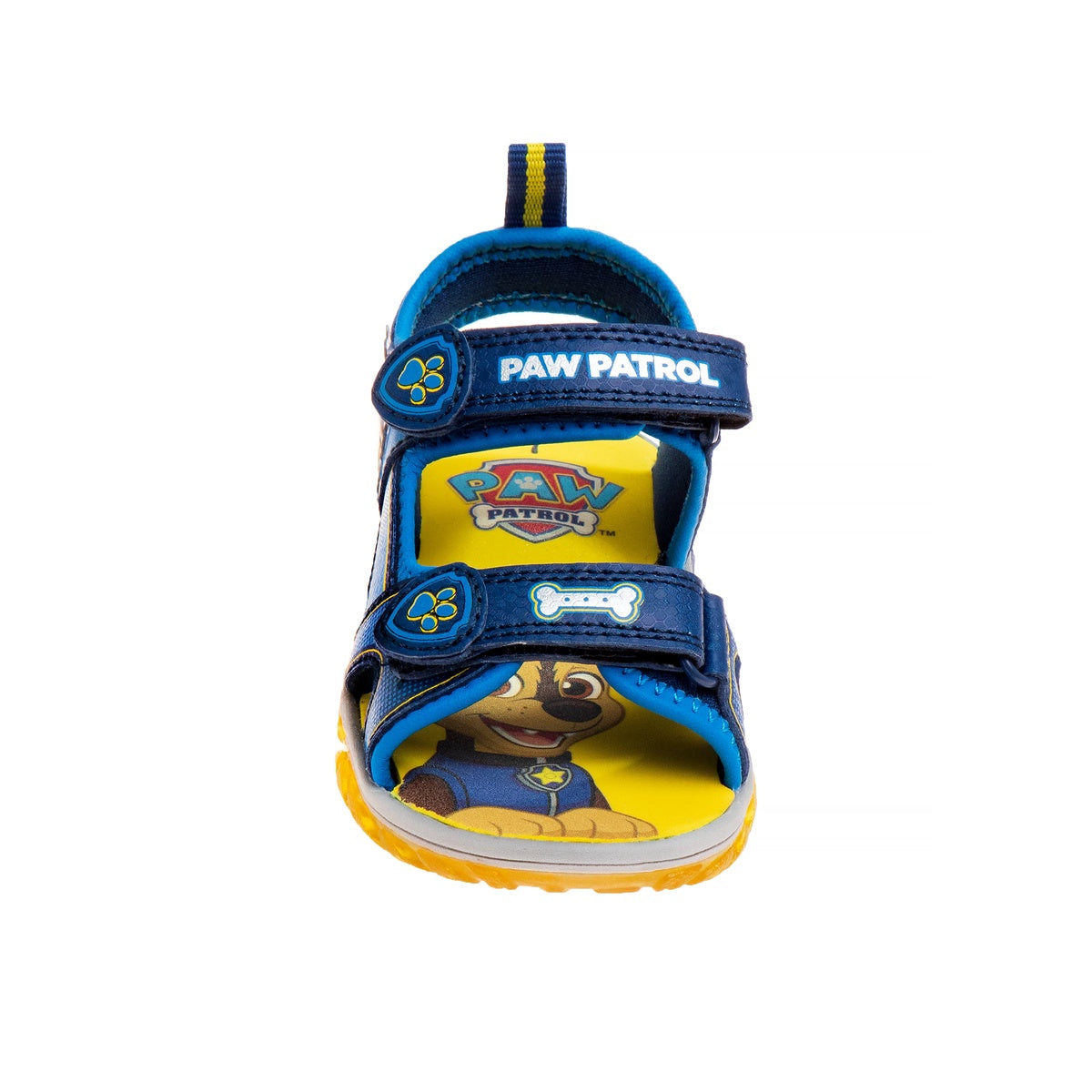  Josmo Paw Patrol Chase Marshall Light Up Summer Boys Sandals - Hook & Loop Adjustable Strap Open Toe Sandal Water Shoe - Blue (Sizes 6-12 Toddler) - 6 - Bonton