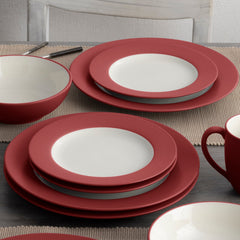 Colorwave 16-Piece Coupe Dinnerware Set, Service for 4