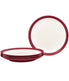  Noritake Colorwave Curve Set of 4 Dinner Plates - Raspberry - Bonton