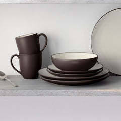 Colorwave 16-Piece Coupe Dinnerware Set, Service for 4