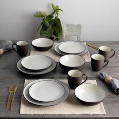 Colorwave 16-Piece Coupe Dinnerware Set, Service for 4