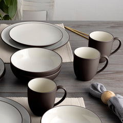 Colorwave 16-Piece Coupe Dinnerware Set, Service for 4