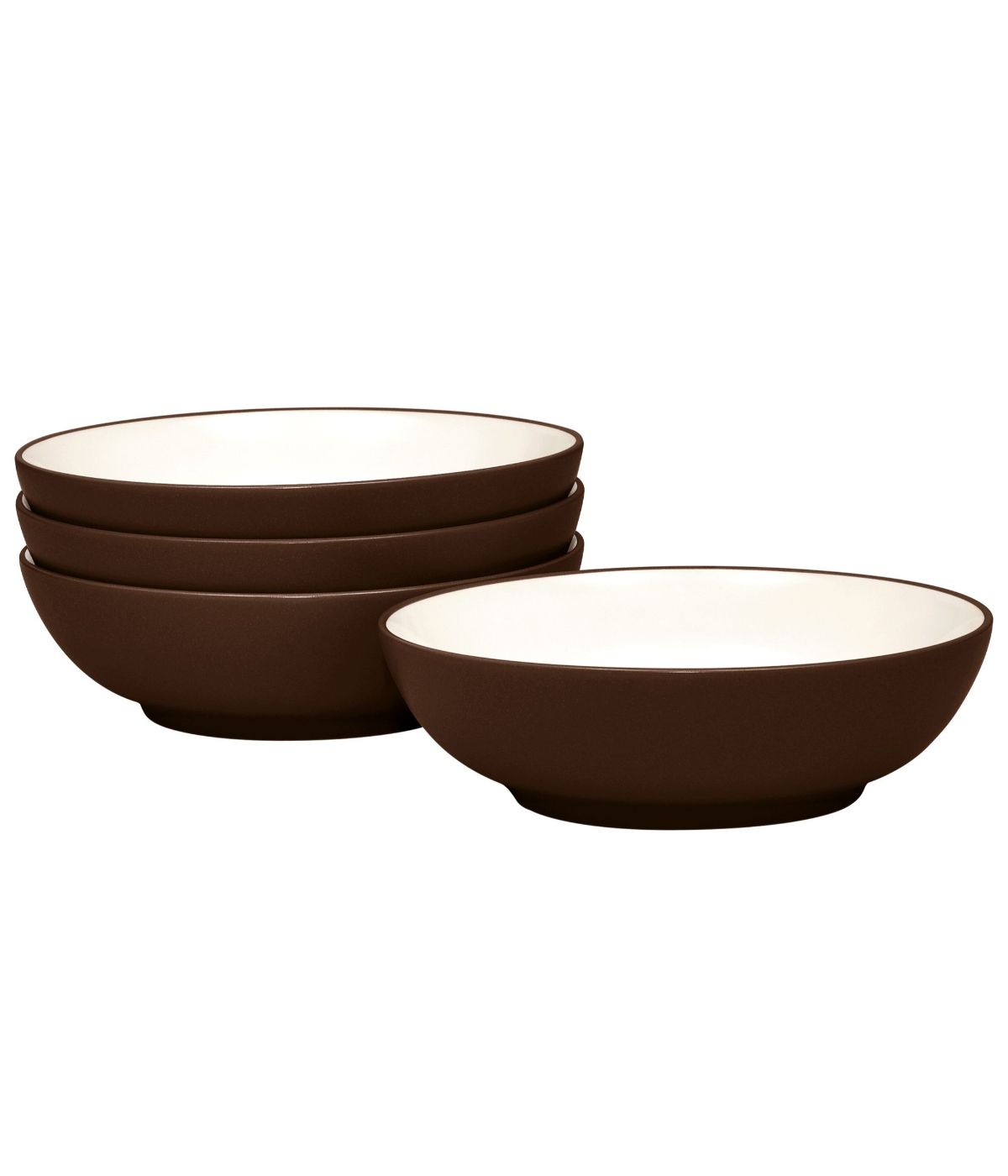  Noritake Colorwave Set of 4 Soup/Cereal Bowls - Chocolate - Bonton