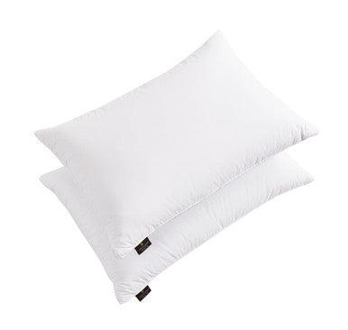  Farm to Home 2-Pack Feather Down Pillows - White - Bonton