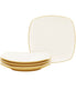  Noritake Colorwave Set of 4 Square Dinner Plates - Mustard - Bonton