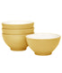  Noritake Colorwave Set of 4 Rice Bowls - Mustard - Bonton