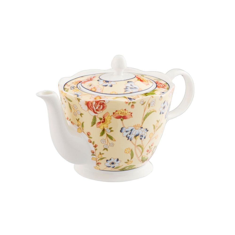  Aynsley China Cottage Garden Teapot - Multi - Bonton