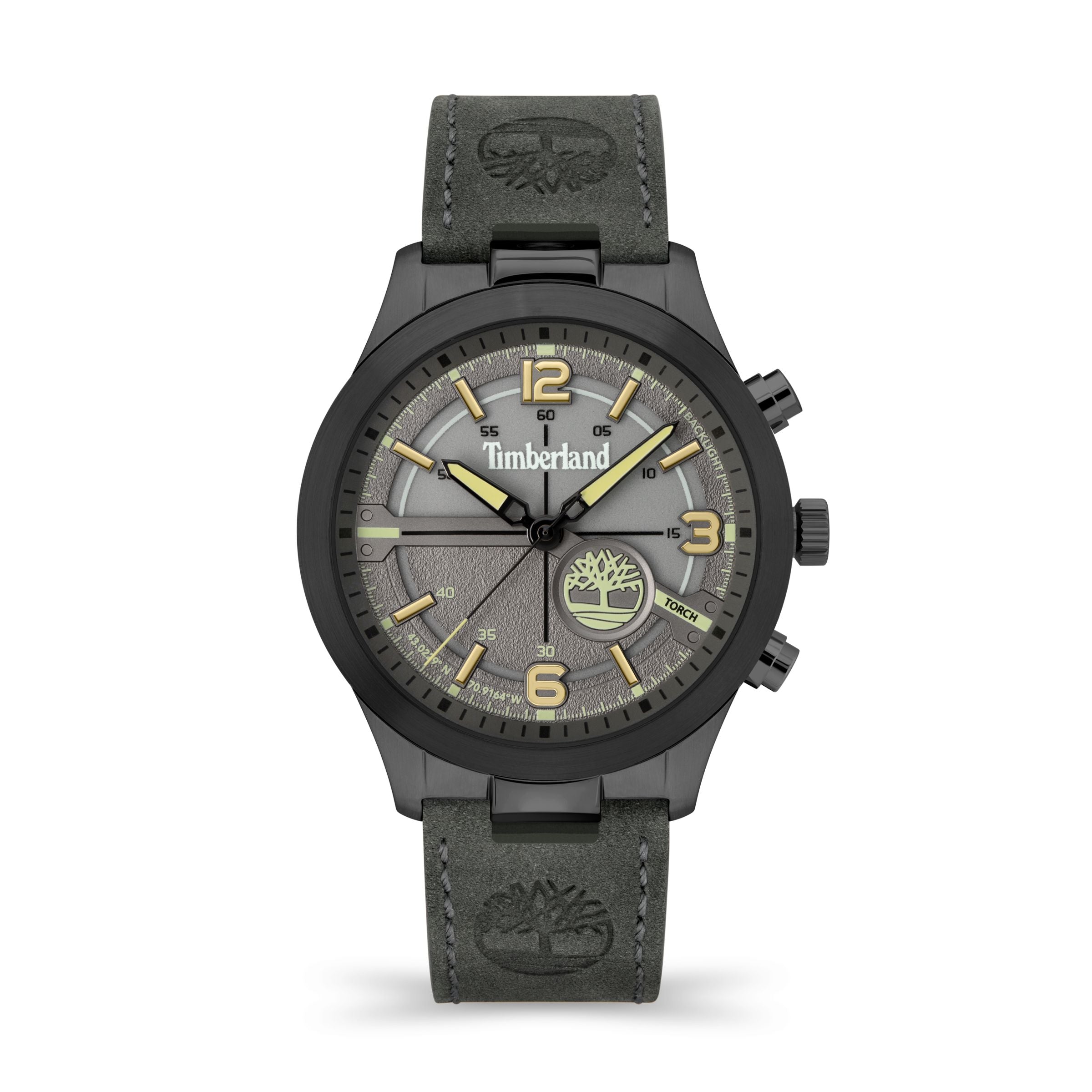  Timberland Timberland Sullivan Men's Torch Watch - Gunmetal / Grey - Bonton