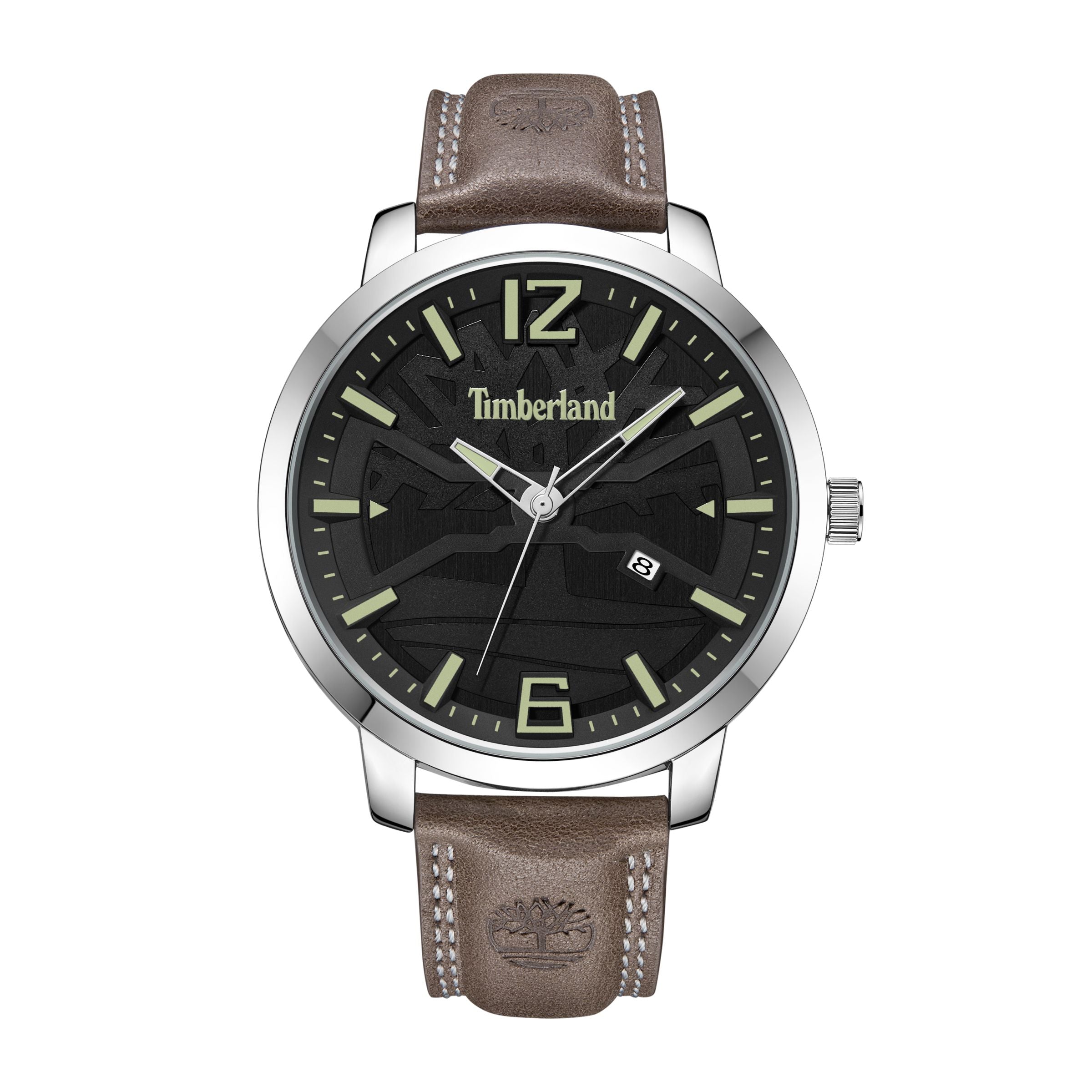  Timberland Timberland Clarksville Watch - Silver / Brown Dark - Bonton