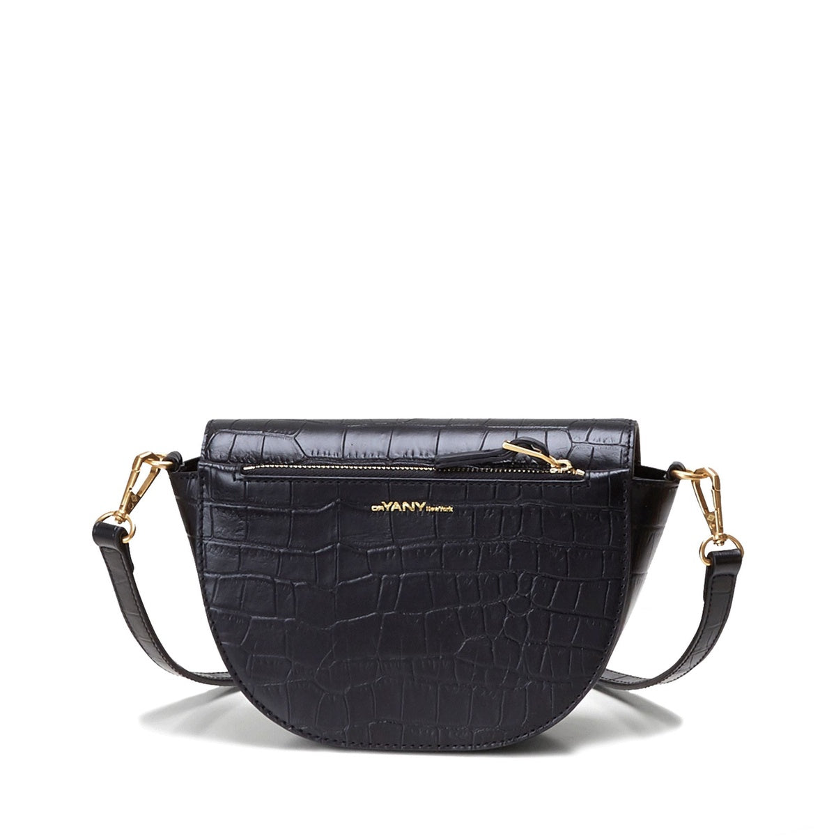  Oryany Lottie Croco  - Small Crossbody - Black - Bonton